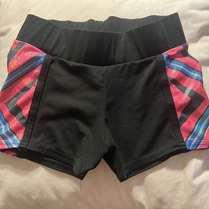 The California Allstars pink and blue practice shorts.